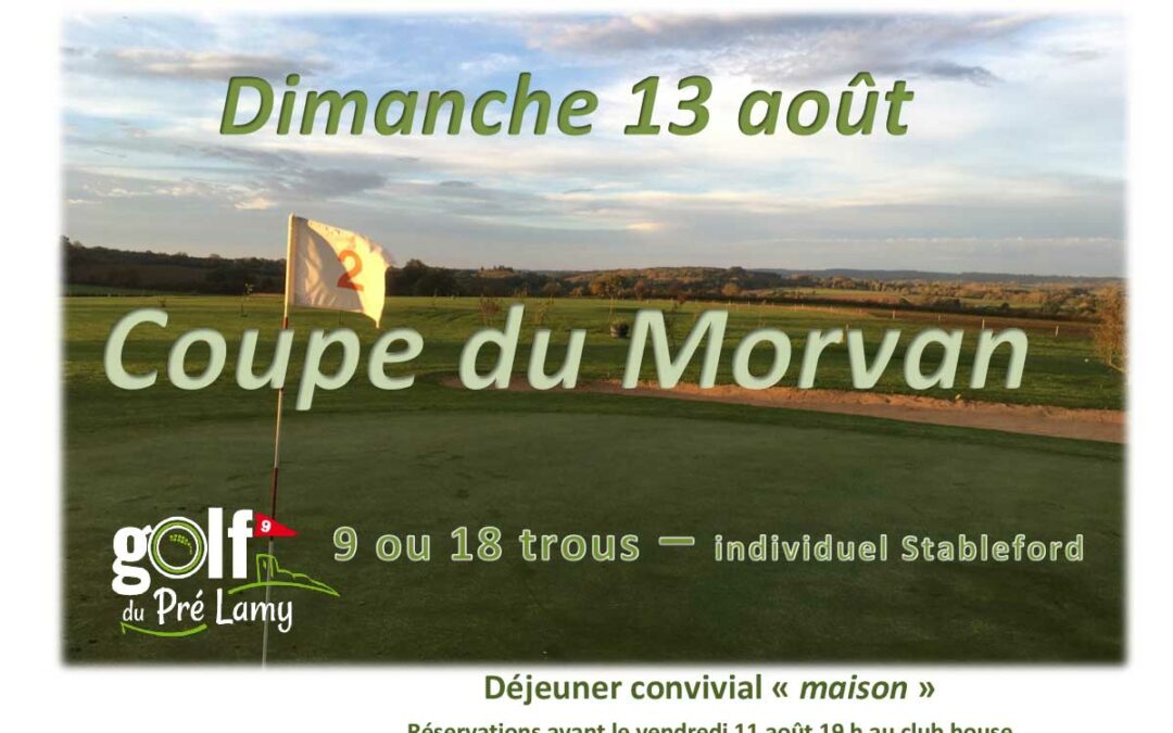 Coupe du Morvan : dimanche 13 août