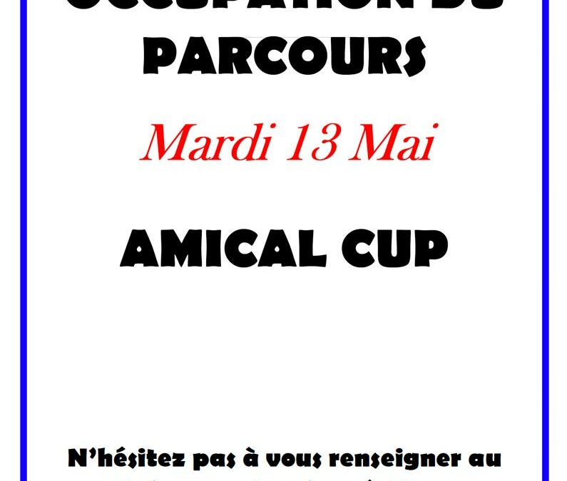 Occupation du parcours